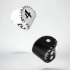 Other Dice Q-Workshop Runic Black D2 And White D4 2ct Set