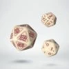 Common Ground Games Q-Workshop 3ct RuneQuest Beige And Burgundy Expansion Dice