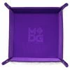 Other Metallic Dice Games Purple Velvet Leather Folding Dice Tray