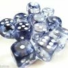 Other Dice Chessex 16mm Nebula Black/White 12ct D6 Set (27608)