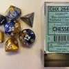 Other Chessex Gemini Blue-Gold/White 7ct Polyhedral Set (26422)