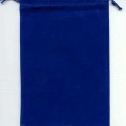 Other Chessex Velour Cloth Dice Bag Small Blue (02376)