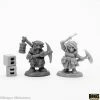 Other Reaper Bones Black Reaper Miniatures Bones Black Deep Gnome Heroes 2p (44047)