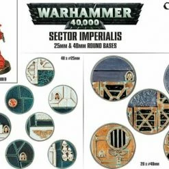 Other Warhammer 40,000 Sector Imperialis 25 & 40mm Round Bases