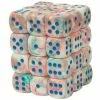 Other Chessex 12mm Festive Pop Art/Blue 36ct D6 Set (27944)
