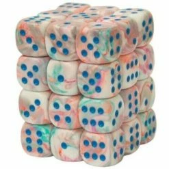 Other Chessex 12mm Festive Pop Art/Blue 36ct D6 Set (27944)