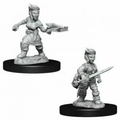 Other Pathfinder Deep Cuts Unpainted Miniatures: Halfling Female Rogue
