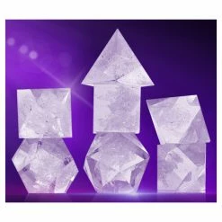 Common Ground Games 7ct Dice Set: Cloak & Dagger Clear