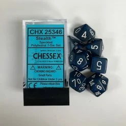 Other Chessex Speckled Stealth 7ct Polyhedral Set (25346)