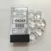 Other Dice Chessex Translucent Clear/White 7ct Polyhedral Set (23071)
