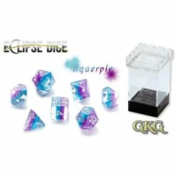 Common Ground Games Eclipse Dice: Aquerple 7ct Polyhedral Set