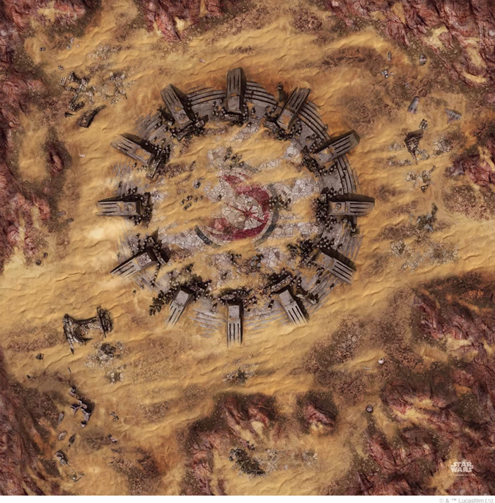 Other Star Wars: Legion Playmat Desert Ruins Gamemat Star Wars Legion