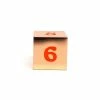 Other Dice Easy Roller Rose Gold Orange Single D6