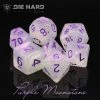Other Die Hard Dice Purple Moonstone 7ct Polyhedral Set