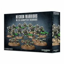 Other Warhammer 40,000 Necron Warriors With Canoptek Scarabs 9th Edition Miniatures