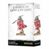 Other Warhammer Age Of Sigmar Gloomspite Gitz Loonboss On Giant Cave Squig Miniatures