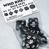 Other Koplow Who Knew? Dice Set Black