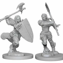 Other Pathfinder Deep Cuts Unpainted Miniatures: Half-Orc Female Barbarian