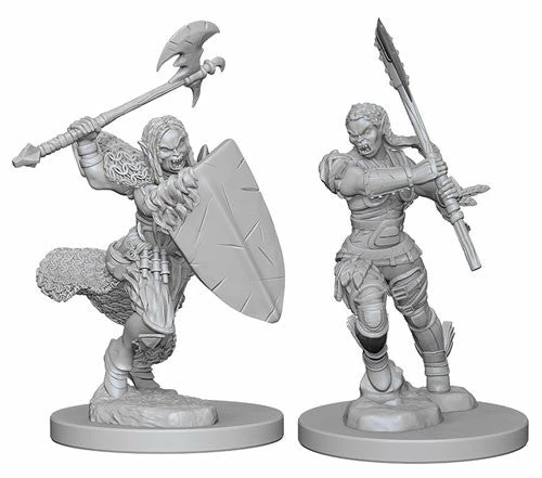Other Pathfinder Deep Cuts Unpainted Miniatures: Half-Orc Female Barbarian