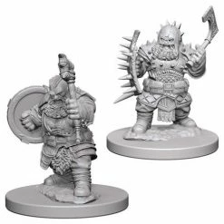 Other Pathfinder Deep Cuts Unpainted Miniatures: Dwarf Male Barbarian
