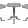 Other WizKids Deep Cuts Unpainted Miniatures: Small Round Tables