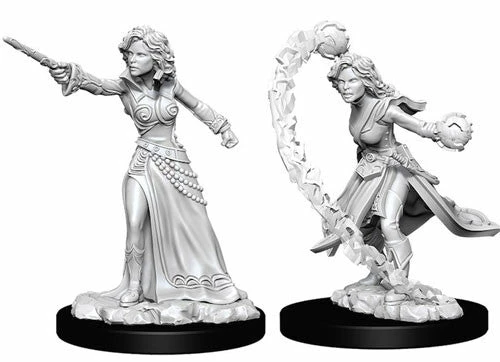 Other Pathfinder Deep Cuts Unpainted Miniatures: Female Human Wizard (73412)