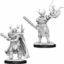 Other Pathfinder Deep Cuts Unpainted Miniatures: Male Half-Orc Druid