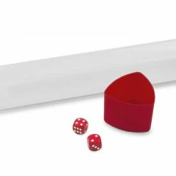 Other Supplies BCW Playmat Tube With Dice Cap - Red