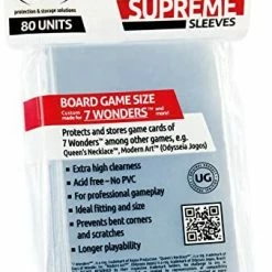 Other Supplies Ultimate Guard 7 Wonders Game Sleeves 80ct (10088)
