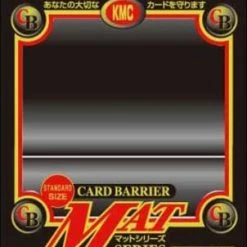 Other KMC Standard Card Sleeves 80ct Matte Black Supplies