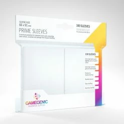 Other Supplies Gamegenic 100ct Standard Size Card Sleeves Prime White