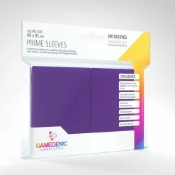Other Gamegenic 100ct Standard Size Card Sleeves Prime Purple Gamegenic Supplies
