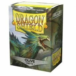 Other Supplies Dragon Shield Matte Standard Sleeves 100ct Olive (11040)