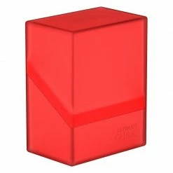 Other Ultimate Guard Boulder 60+ Deck Box Ruby (10891) Supplies