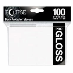 Other Ultra Pro Standard Card Game Sleeves 100ct Eclipse Gloss White (15600)