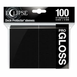 Other Ultra Pro Standard Card Game Sleeves 100ct Eclipse Gloss Black (15601) Supplies