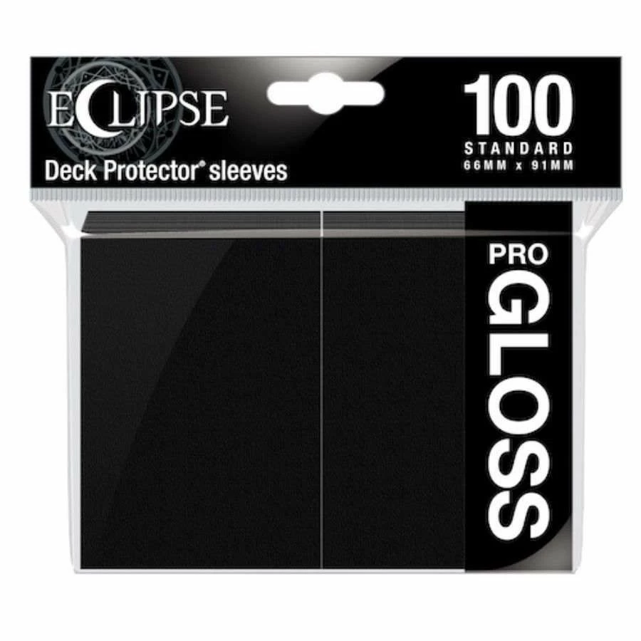 Other Ultra Pro Standard Card Game Sleeves 100ct Eclipse Gloss Black (15601) Supplies