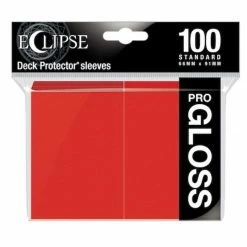 Other Ultra Pro Standard Card Game Sleeves 100ct Eclipse Gloss Red (15604)