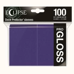 Other Ultra Pro Standard Card Game Sleeves 100ct Eclipse Gloss Royal Purple (15610) Supplies