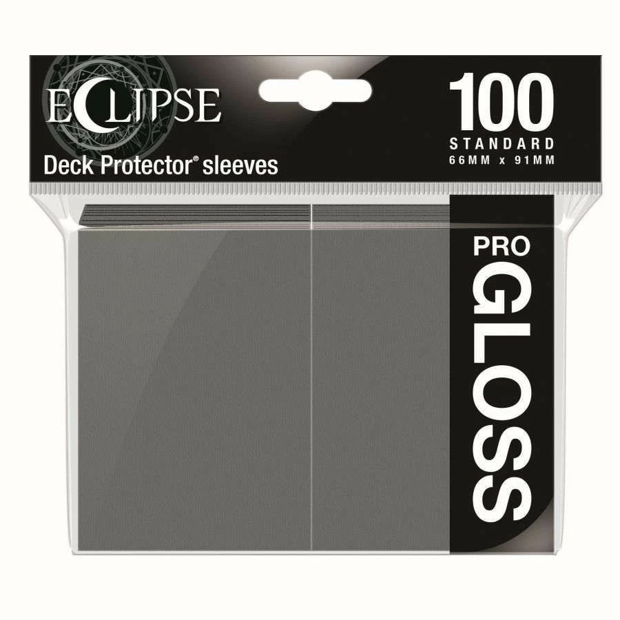 Other Supplies Ultra Pro Standard Card Game Sleeves 100ct Eclipse Gloss Smoke Gray (15611)