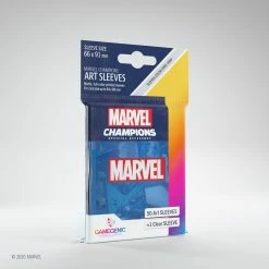 Common Ground Games Gamegenic Marvel Champions 50ct Standard Size Art Sleeves Blue