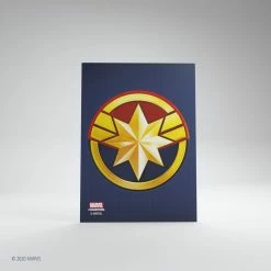 Common Ground Games Supplies Gamegenic Marvel Champions 50ct Standard Size Art Sleeves Captain Marvel (10092)