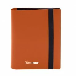 Common Ground Games Ultra Pro Eclipse 2-Pocket PRO Binder Pumpkin Orange (15370)