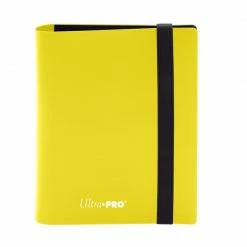 Common Ground Games Ultra Pro Eclipse 2-Pocket PRO Binder Lemon Yellow (15371)
