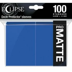 Common Ground Games Ultra Pro Eclipse 100ct Standard Size Card Sleeves Matte Blue (15614)