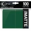 Common Ground Games Ultra Pro Eclipse 100ct Standard Size Card Sleeves Matte Green (15617) Supplies