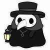Common Ground Games Toys 3" Plague Doctor Sticker