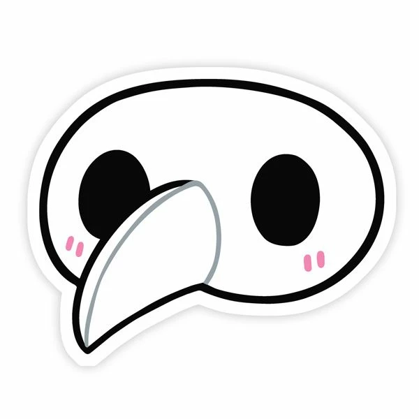 Common Ground Games 3" Plague Doctor Mask Sticker