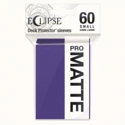 Common Ground Games Ultra Pro Eclipse 60ct Small Size Card Sleeves Matte Purple (15646) Supplies
