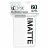 Common Ground Games Supplies Ultra Pro Eclipse 60ct Small Size Card Sleeves Matte White (15636)